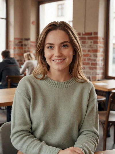 Petra, 27, from Prague - Czech woman in cozy cafe seeking genuine relationship