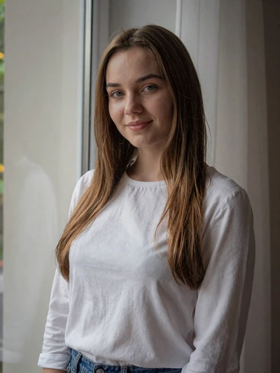 Yana, 25, Ukrainian woman with natural radiance near a sunlit window